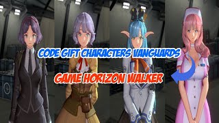 Kode Hadiah Relasi Karakter Vanguards Game Horizon Walker