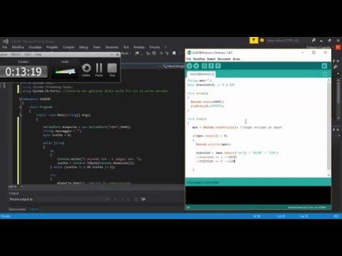 Arduino - Comandare led via usb con C#
