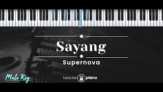 Download lagu Sayang – Supernova (KARAOKE PIANO - MALE KEY) mp3