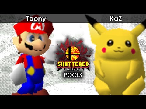Smash 64: Toony (Mario) V FN | KaZ (Pikachu) - Shattered 66 Tournament SSB64