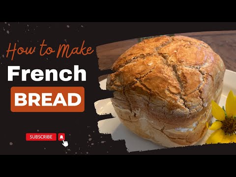 Homemade French Bread in my compact Cuisinart Bread Machine.