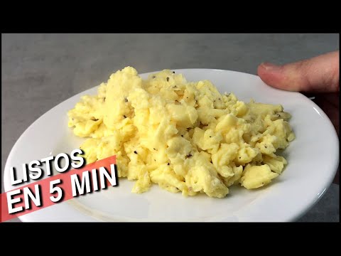 Como hacer HUEVOS REVUELTOS