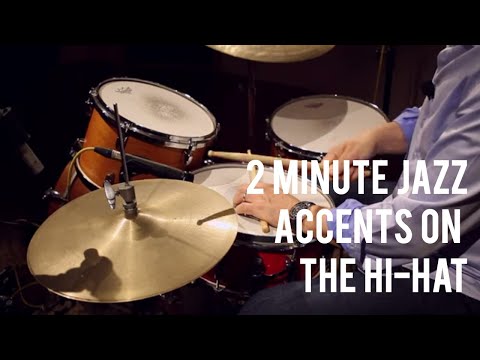 Accents on the Hi-Hat - Celso de Almeida | 2 Minute Jazz