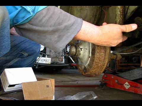 1964 VW bug tie rod end replacement 1