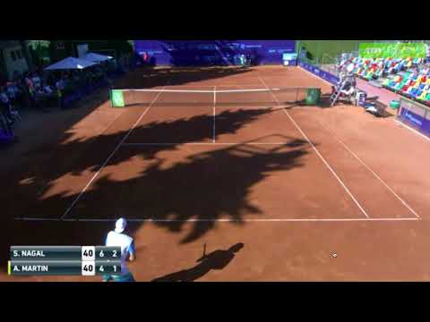 33 SHOT RALLY - Sumit Nagal vs Andrej Martin - ATP Bratislava Challenger QF