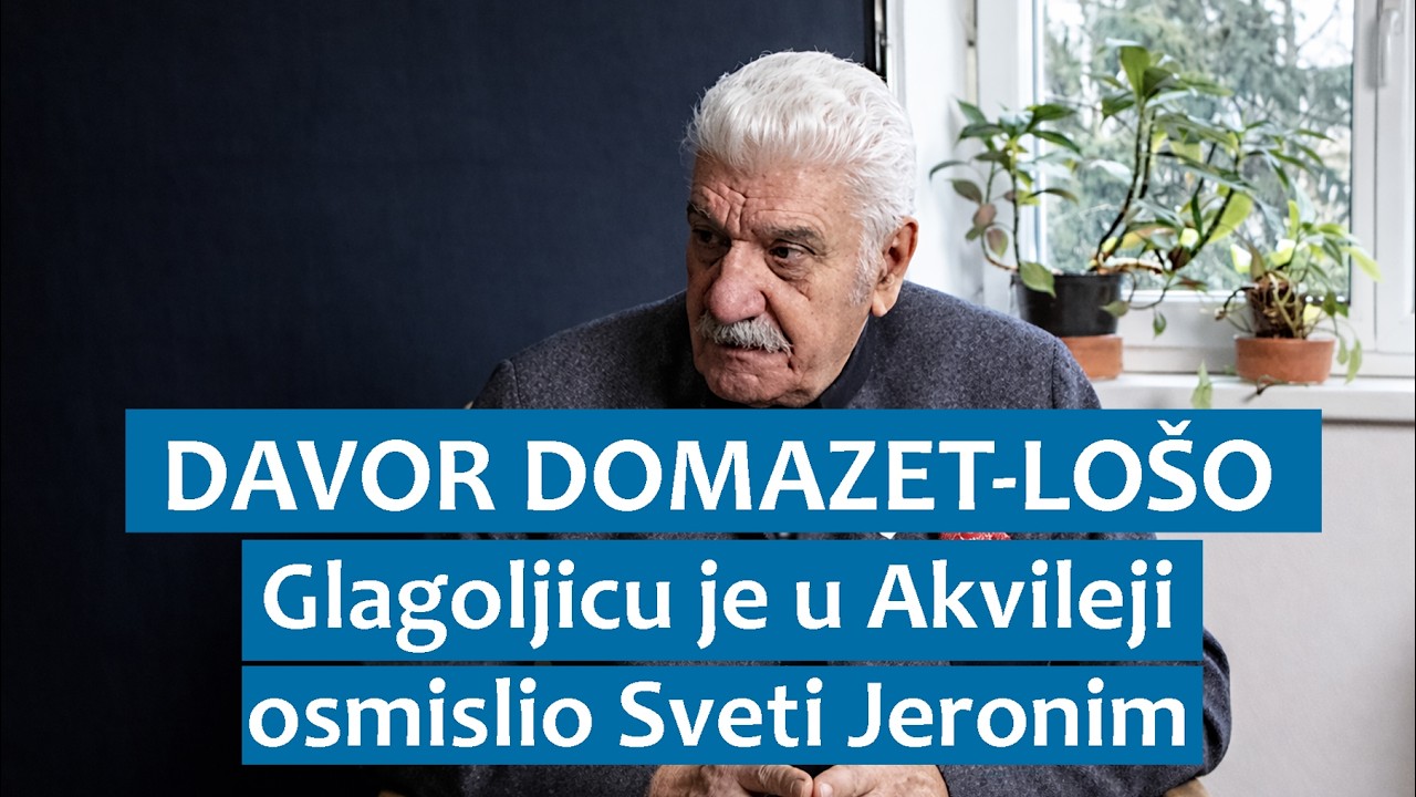 Admiral Davor Domazet-Lošo: Glagoljicu je u Akvileji osmislio Sveti Jeronim