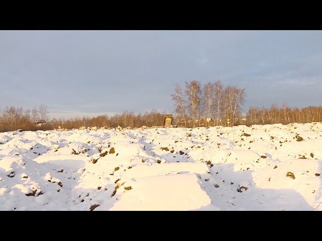 К садоводствам свозят грязный снег