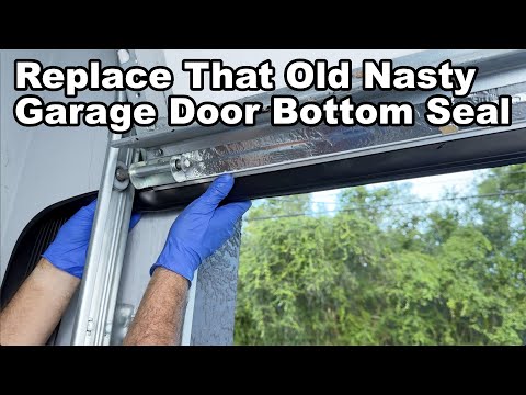 How to Replace Garage Door Bottom Seal in Under 4 Mins!