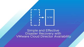 VMware Cloud Director Availability video