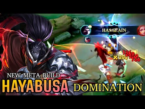 ROAD TO MYTHIC | HAYABUSA SOLO RANK DOMINATION | Hayabusa Best Build 2024 - Mobile Legends
