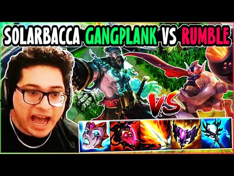 SOLARBACCA AP Gangplank Vs Rumble Top - NA Granmaster - Patch 14.9