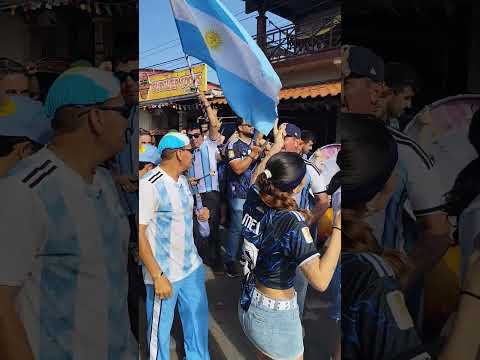 TVN - En Guararé, Reportando a la fanaticada Argentina