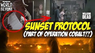 The Walking Dead World Beyond- SUNSET PROTOCOL: Military Order to Terminate Citizens &amp; Hostiles