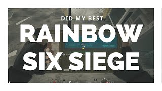 【R6S】シージ成長記録日記