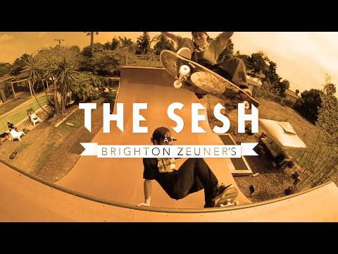 Session sur la rampe vert de Brighton Zeuner à Encinitas