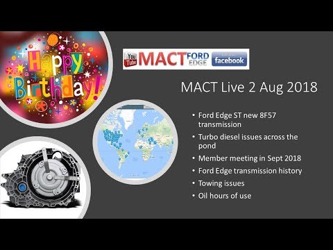 New 8F57 transmission Turbo Diesel QA Transmission torque convert MACT Live 2 Aug 2018