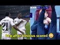 Pep Guardiola reaction to Vinicius goal vs Man City