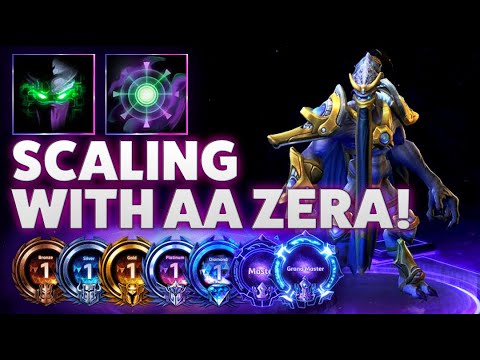 Zeratul MotN - SCALING WITH AA ZERA! - Bronze 2 Grandmaster S2 2022