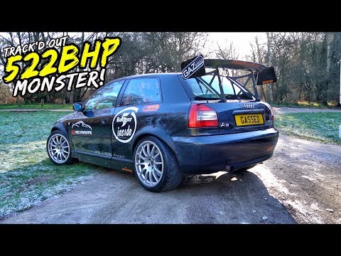 THIS 522BHP TRACK'D OUT AUDI A3 1.8T IS *SHEER CRAZINESS*