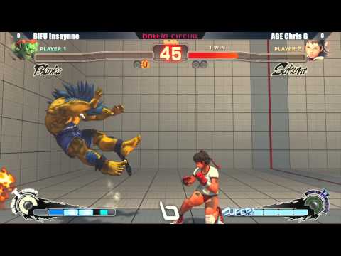 SSF4 AE2012 BIFU Insaynne vs AGE ChrisG - Next Level Battle Circuit #3 Tournament