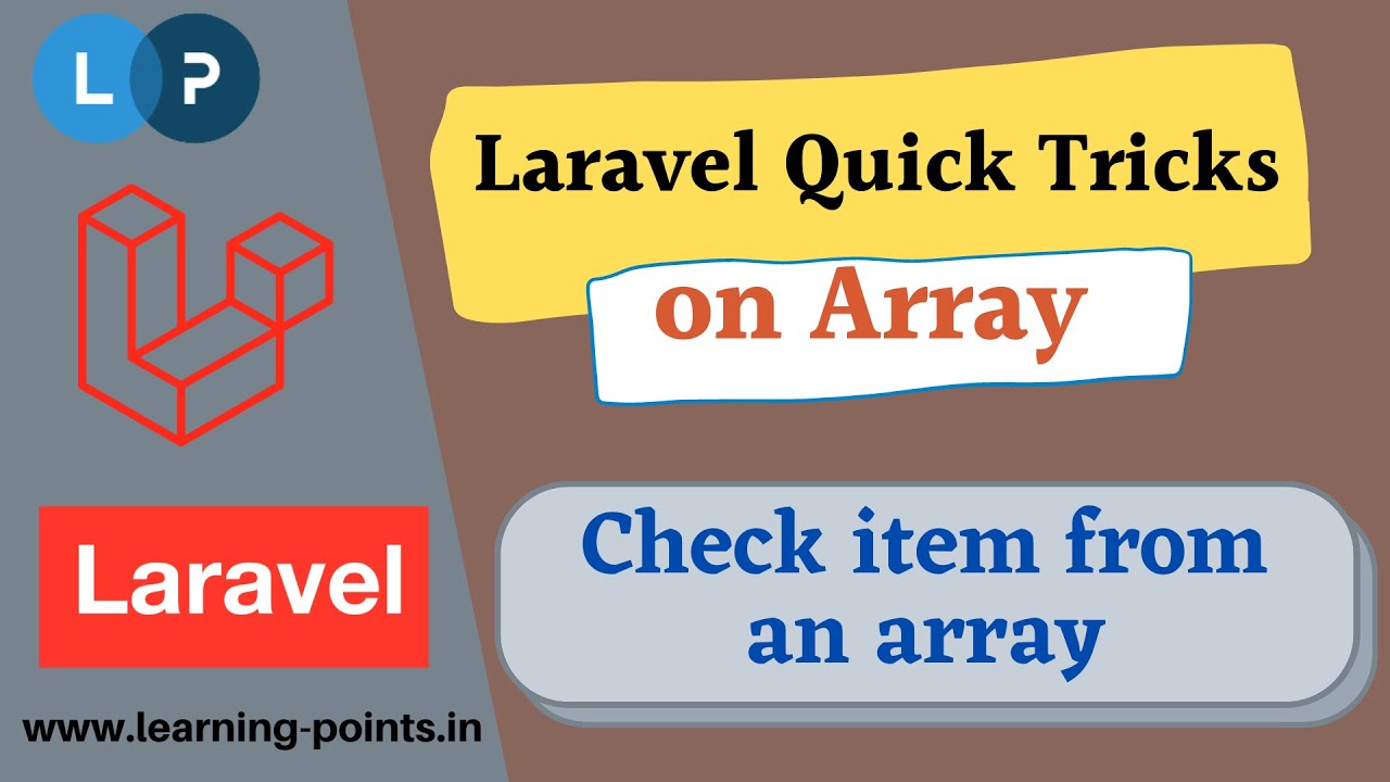 Arr::has() and Arr::hasAny() - Check item from an array | Laravel Tricks | Laravel Tutorial