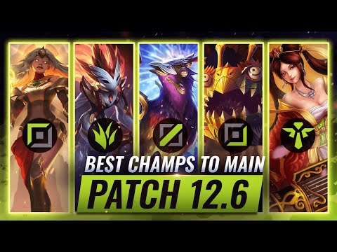 TOP 3 Champions To MAIN For EVERY ROLE in Patch 12.6 - League of Legends Season 12