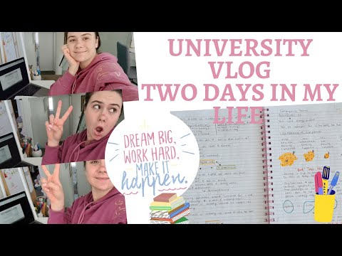 UNI VLOG - two days with me, class, placement, study tips & more|Auckland University of Technology