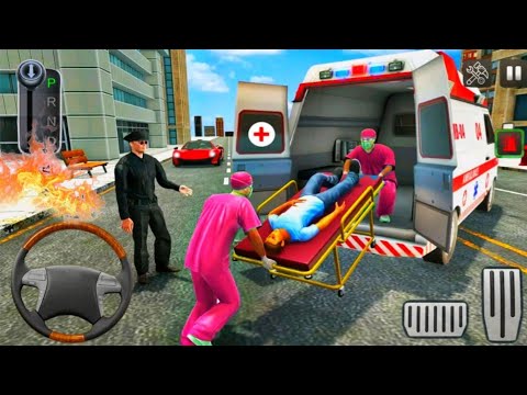 Ambulance Simulator 2021-#1 New Cars Driving Games-Android Gameplay |Rescue Games | Ambulance Game