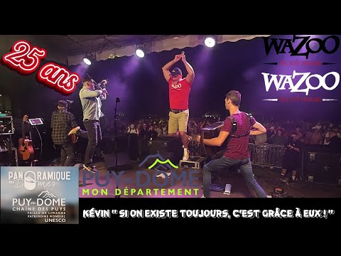Concert du groupe WAZOO pour son 25° anniversaire au sommet du PUY-de- DOME.