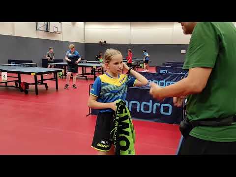 Andro Kids Open 2022 U13. Korzun Valeriia - Sahra Osmani (3:2)