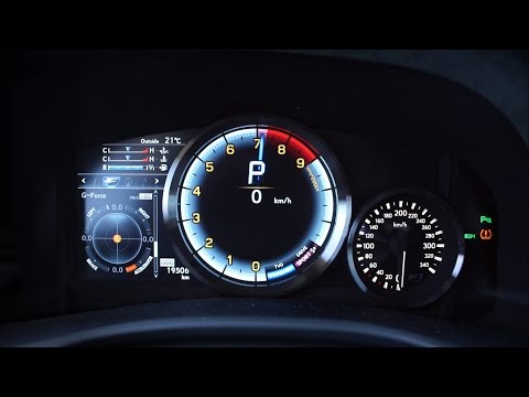 Lexus GS F 477 KM - acceleration 0-200 km/h