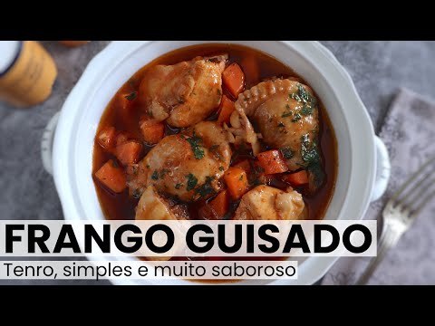 Como fazer Frango guisado | Food From Portugal