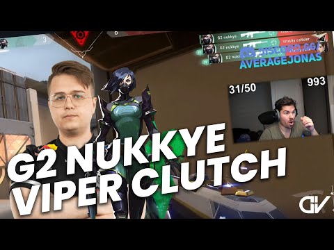 G2 nukkye Viper 1v4 Clutch vs Team Vitality - Champions Tour Europe Stage 1: Challengers 1