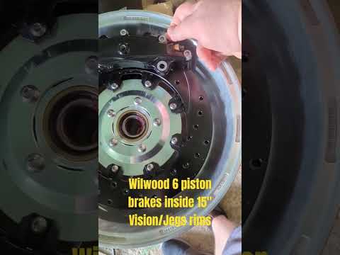 checking fitment Wilwood Forged DynaPro 6 piston 140-12837
