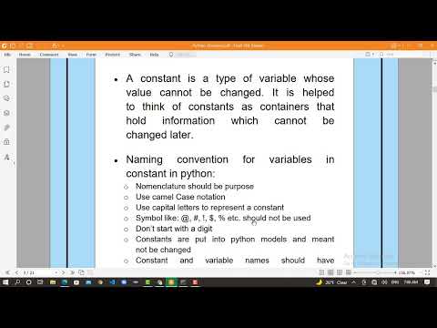 7 Python Constant