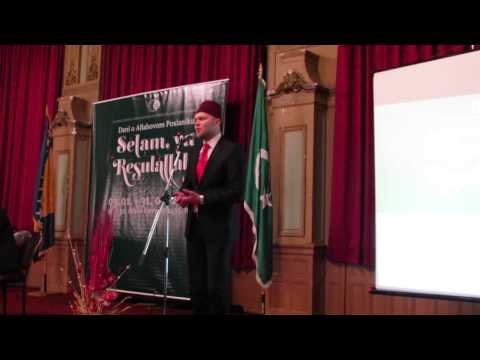 Šerif Delić ilahija na prvom predavanju o Muhammedu a s  2014