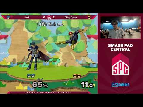SPC 117 - Losers Semi-Finals - Jerb (Marth) vs DBag Dylan (Falcon)