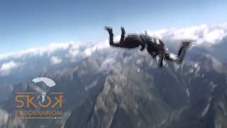 preview picture of video 'Skydiving and free fall over Bovec 2014.'