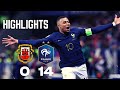 France Vs Gibraltor 14-0 All goals and Highlights