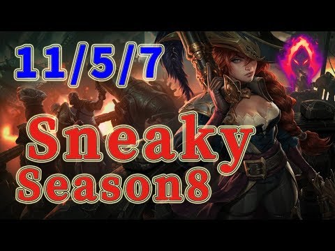 C9 Sneaky Miss Fortune ADC vs Kai'Sa Patch 8.22