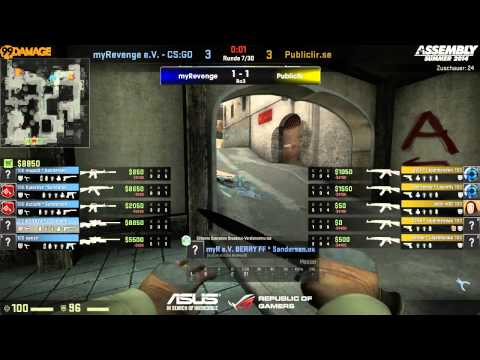 ASUS ROG Summer 2014 - Viertelfinale Publiclir vs. myRevenge (de_dust2) Map 3
