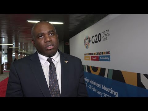 Ukraine 'must be at heart' of talks to end war says UK's Lammy | AFP