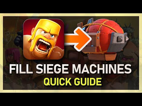 How To Fill Troops in Siege Machines in Clash of Clans