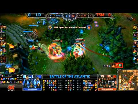 Insane Bjergsen Escape - TSM vs LD