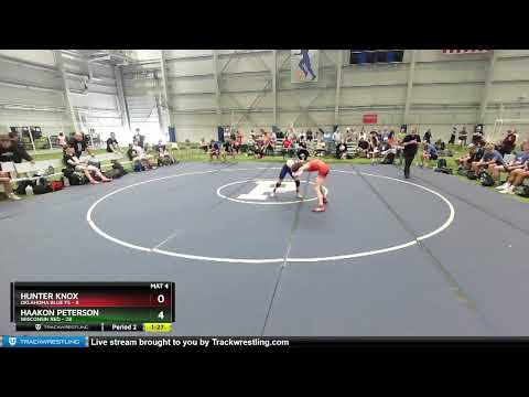 94 Lbs Semis & 1st Wrestleback (8 Team) - Hunter Knox, Oklahoma Blue FS Vs Haakon Peterson, Wiscon