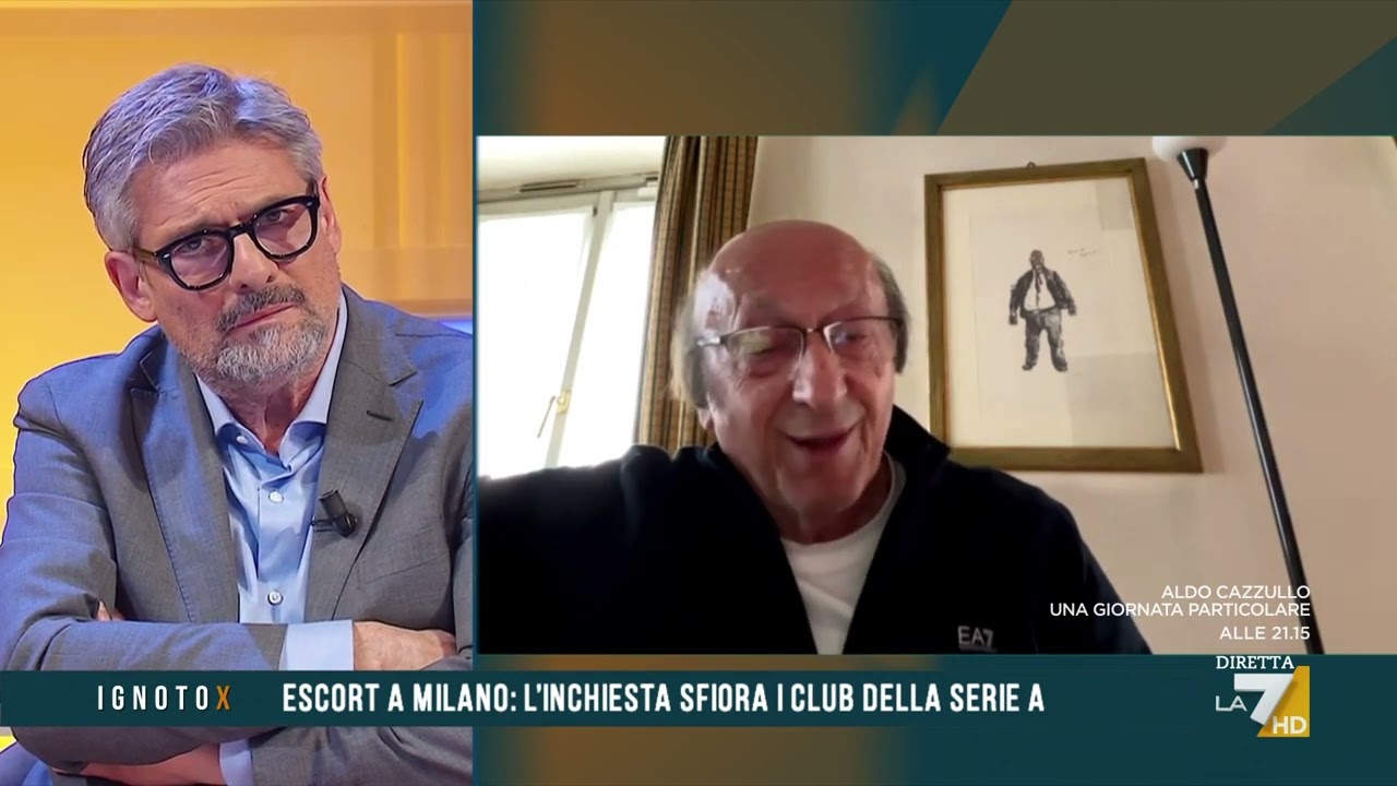 Inchiesta escort nel calcio, Moggi: “Ci sono da sempre donne che cercano di circuire ...