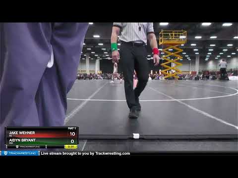 67 Lbs 1st Place Match - Aidyn Bryant, MO Vs Jake Wehner, NJ B8a2