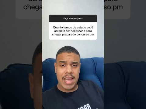 Quanto tempo de estudo pra passar no concurso? #pmba #papamike #peto #concursopublico