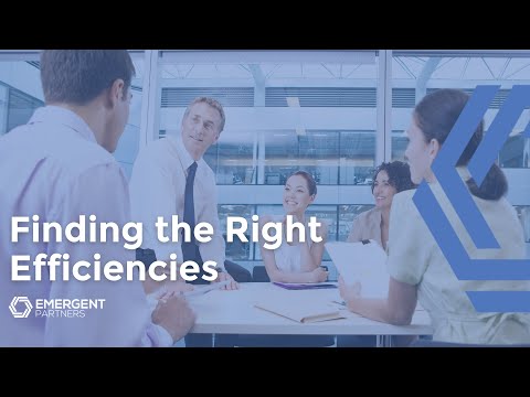 Finding the Right Efficiencies