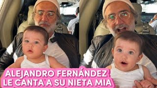 ALEJANDRO FERNÁNDEZ,  le canta a su nieta MIA una linda canción 😍❤️acompañado de mariachis😱